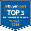 BuyerScore TOP 3 MEDIUM DEALERSHIP Manawatū 2024
